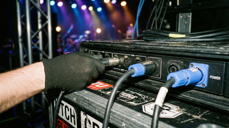 Conectores pro sin ruidos: XLR, Speakon, powerCON y por qué Neutrik importa