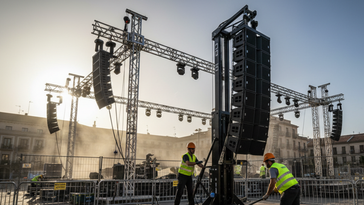 Escenarios modulares y torres de elevación: montaje seguro con soluciones GUIL y buenas prácticas