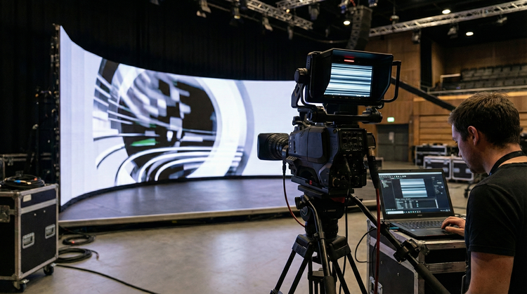 Líneas que se desplazan al grabar un LED wall: por qué pasa y cómo eliminar el banding y el flicker en cámara