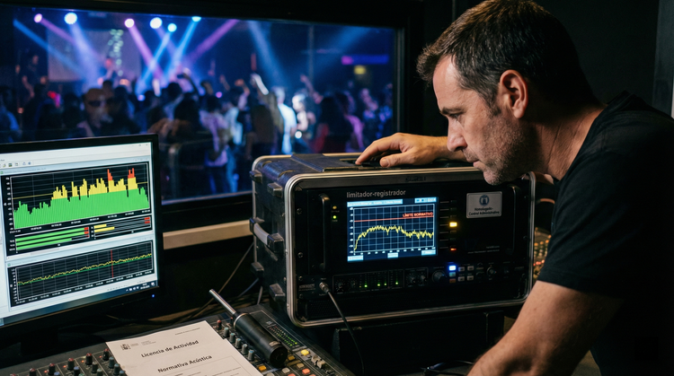 Limitadores de sonido en España: cómo elegir, instalar y no morir con la normativa