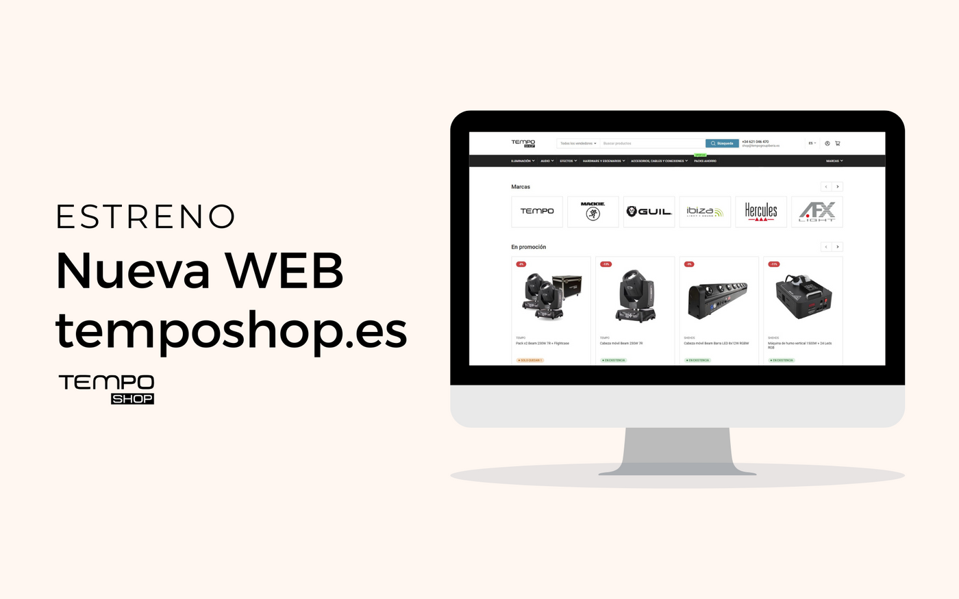 ¡Bienvenidos a la nueva Tempo Shop! 🚀