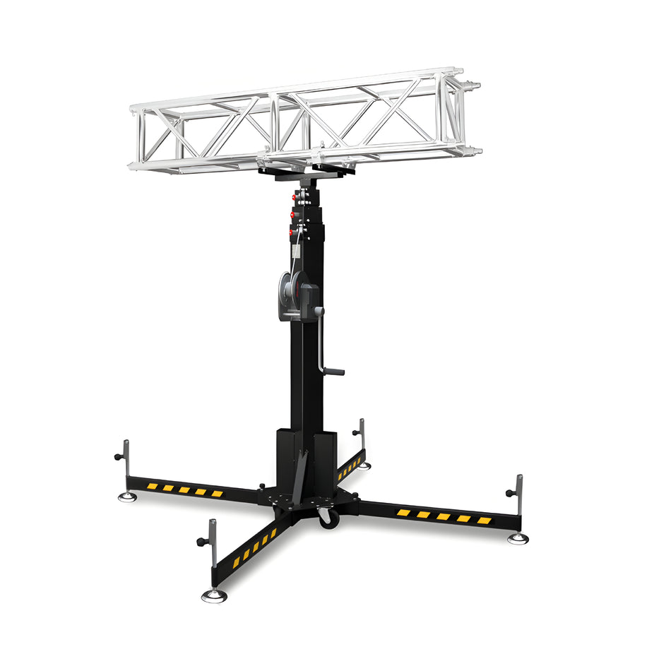 Adaptador truss con abrazaderas y terminal macho de Ø 55 mm. Para trusses de 20 a 40 cm. ADT-15