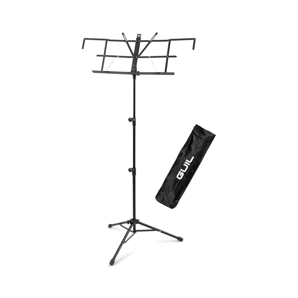 Folding music stand with tray with extensions. AT-02 