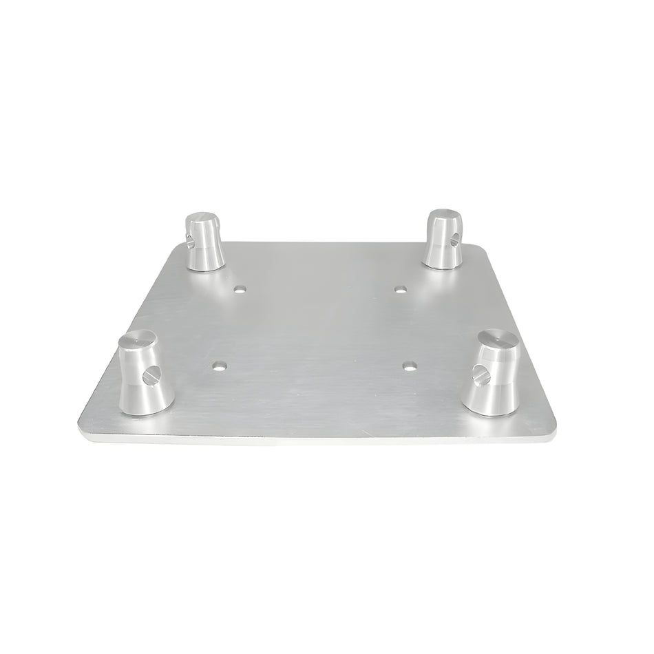 Base de aluminio para truss cuadrado ref. TQN290 (292 x 292 x 4 mm). TQN290-D/G