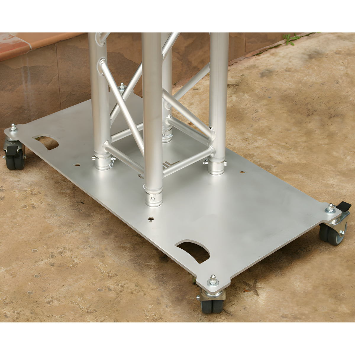 Fortrack 4 Ruedas GUIL SRD-01 - Juego de cuatro ruedas giratorias (2 con freno) para bas ...