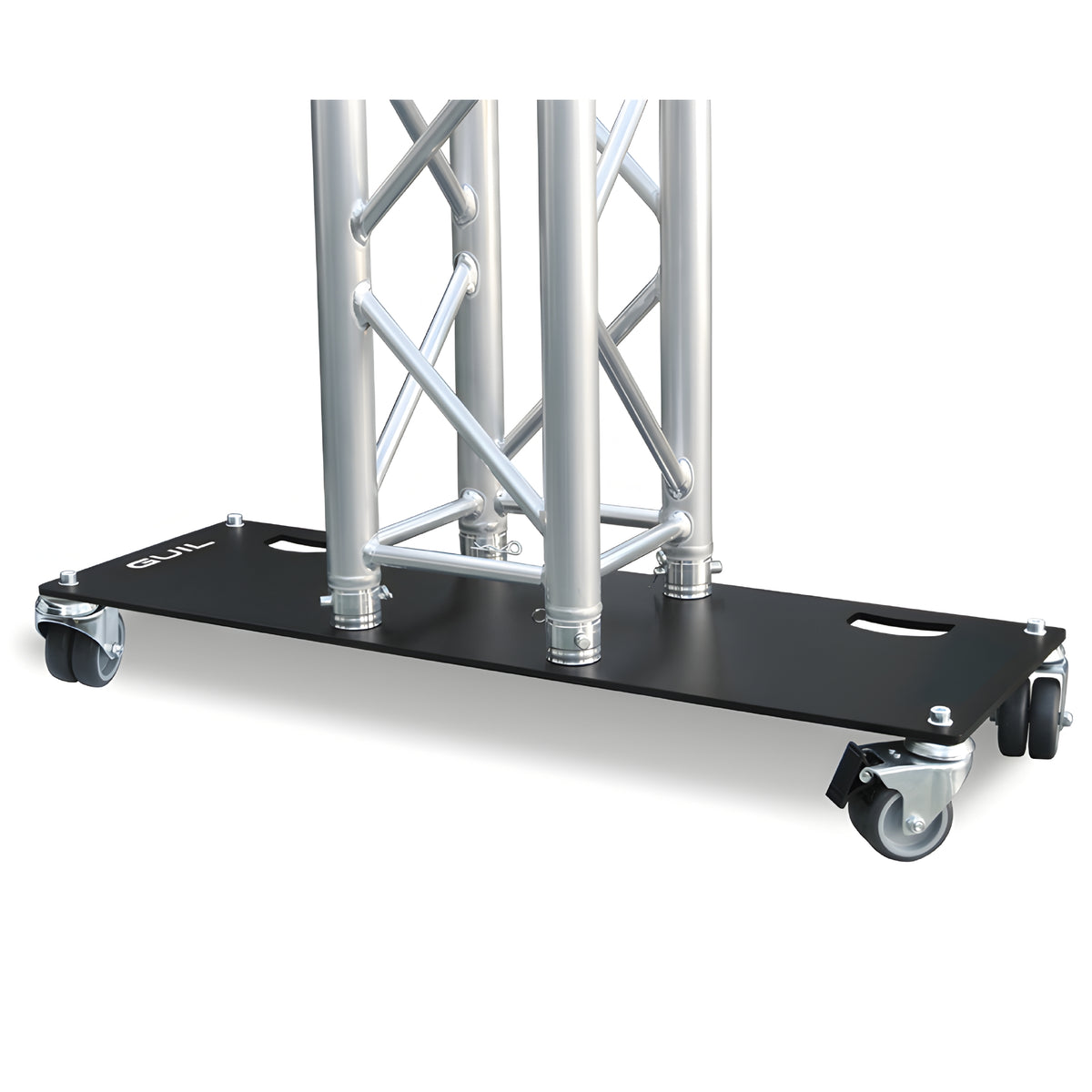 Fortrack 4 Ruedas GUIL SRD-01 - Juego de cuatro ruedas giratorias (2 con freno) para bas ...