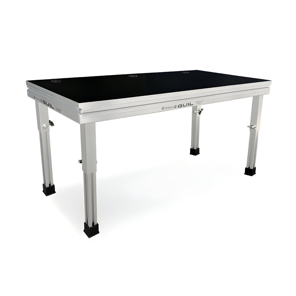 Mesa para DJ / Mesa de control de aluminio de 150 x 65 cm (PATAS NO INCLUIDAS). MDJ-1