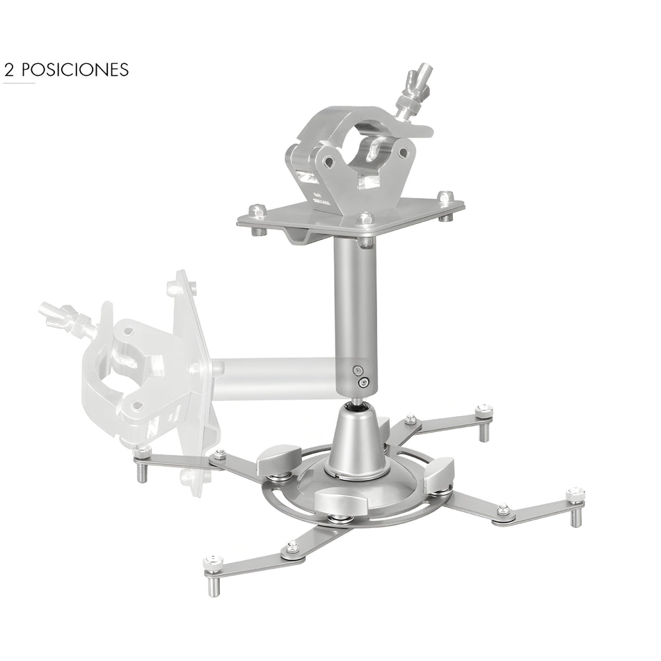 Soporte de video proyector para truss con abrazadera. PTR-14/G