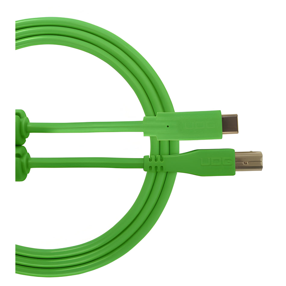 UDG U96001GR - ULTIMATE AUDIO CABLE USB 2.0 C-B GREEN STRAIGHT 1,5M