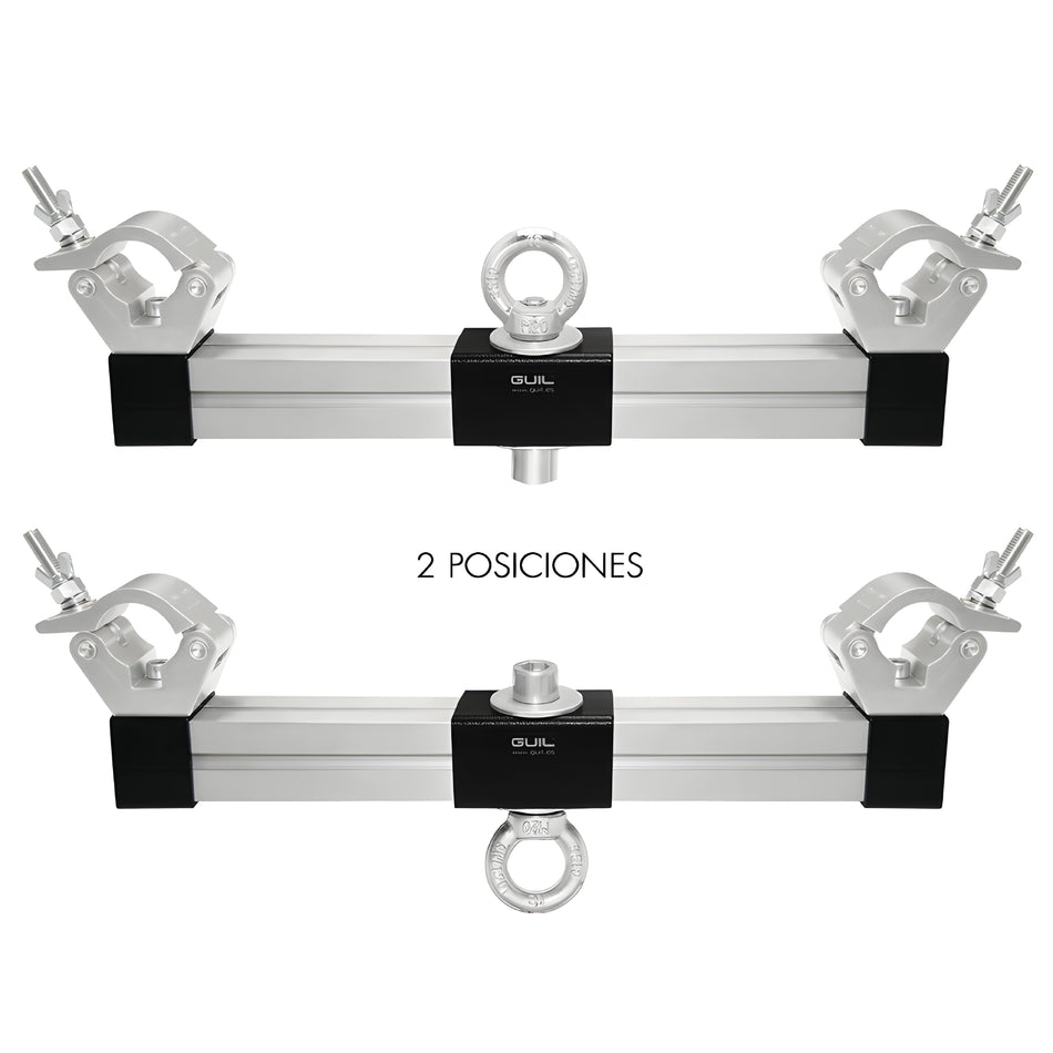 Adaptador para la elevación de estructuras de aluminio. TS-AD1