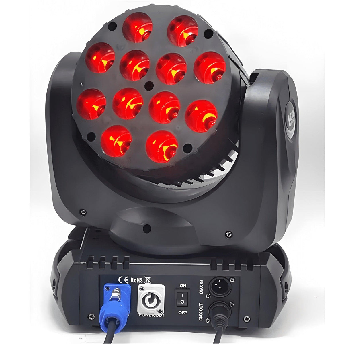 Cabeza móvil Beam LED 12x12W RGBW - Tempo Shop