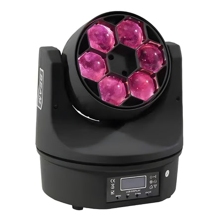 Cabeza móvil Beam Ojos de Abeja LED 6x15W RGBW - Tempo Shop