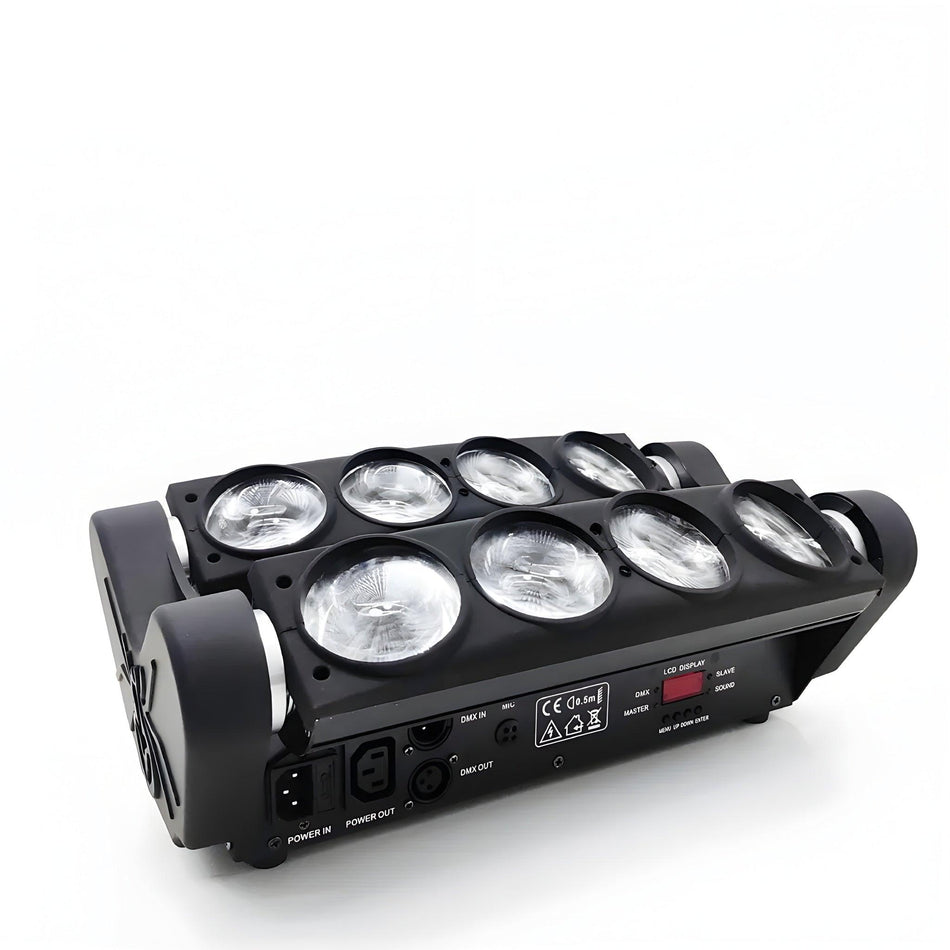 Cabeza móvil doble Beam Spider LED 8x15W RGBW - Tempo Shop