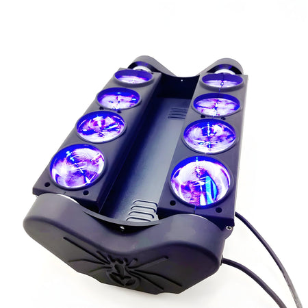 Cabeza móvil doble Beam Spider LED 8x15W RGBW - Tempo Shop