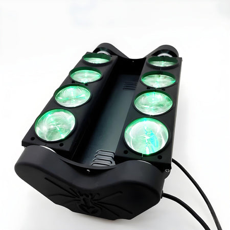 Cabeza móvil doble Beam Spider LED 8x15W RGBW - Tempo Shop