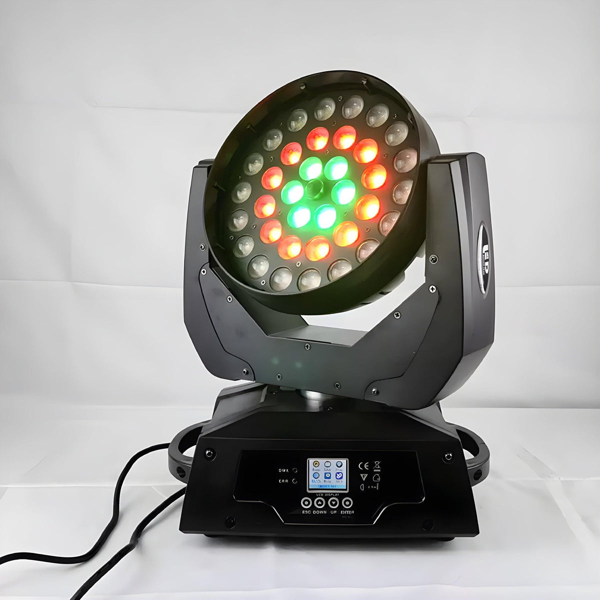 Cabeza móvil Beam & Wash LED 36x18W Zoom RGBWA UV - Tempo Shop