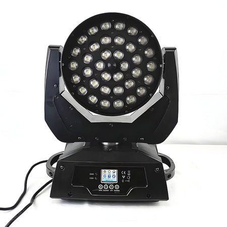 Cabeza móvil Beam & Wash LED 36x18W Zoom RGBWA UV - Tempo Shop