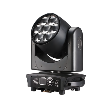 Cabeza móvil Beam & Wash LED 7x40W Zoom RGBW - Tempo Shop