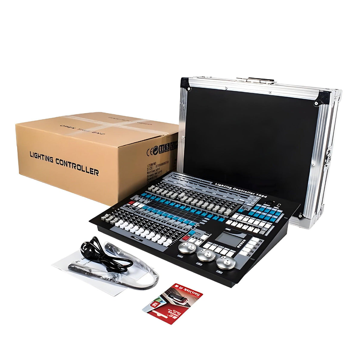 Controladora DMX 1024 Canales + Case - Tempo Shop