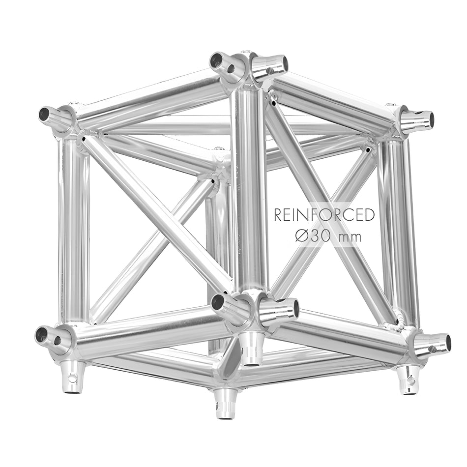 Cubo de aluminio reforzado para unión de trusses TNQ400XL. DDO/TQN400XL