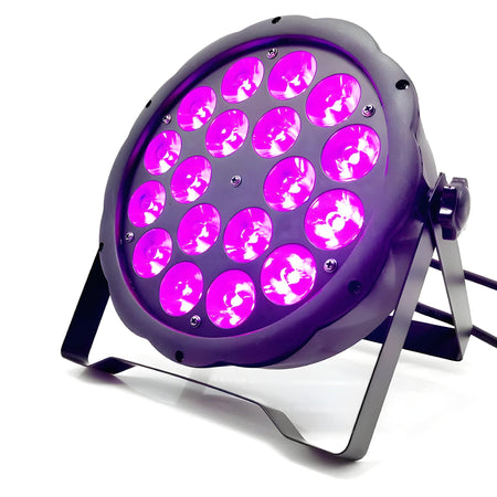 Foco Wash LED 18x12W RGBW - Tempo Shop