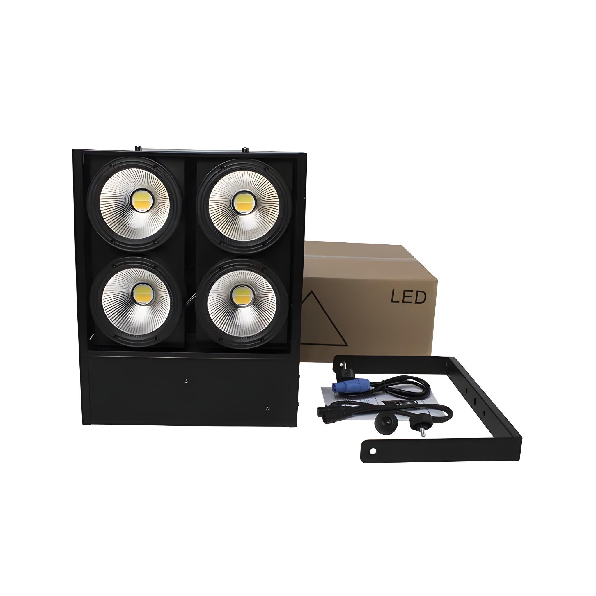 Foco Blinder LED COB 4x100W CW+WW - Tempo Shop