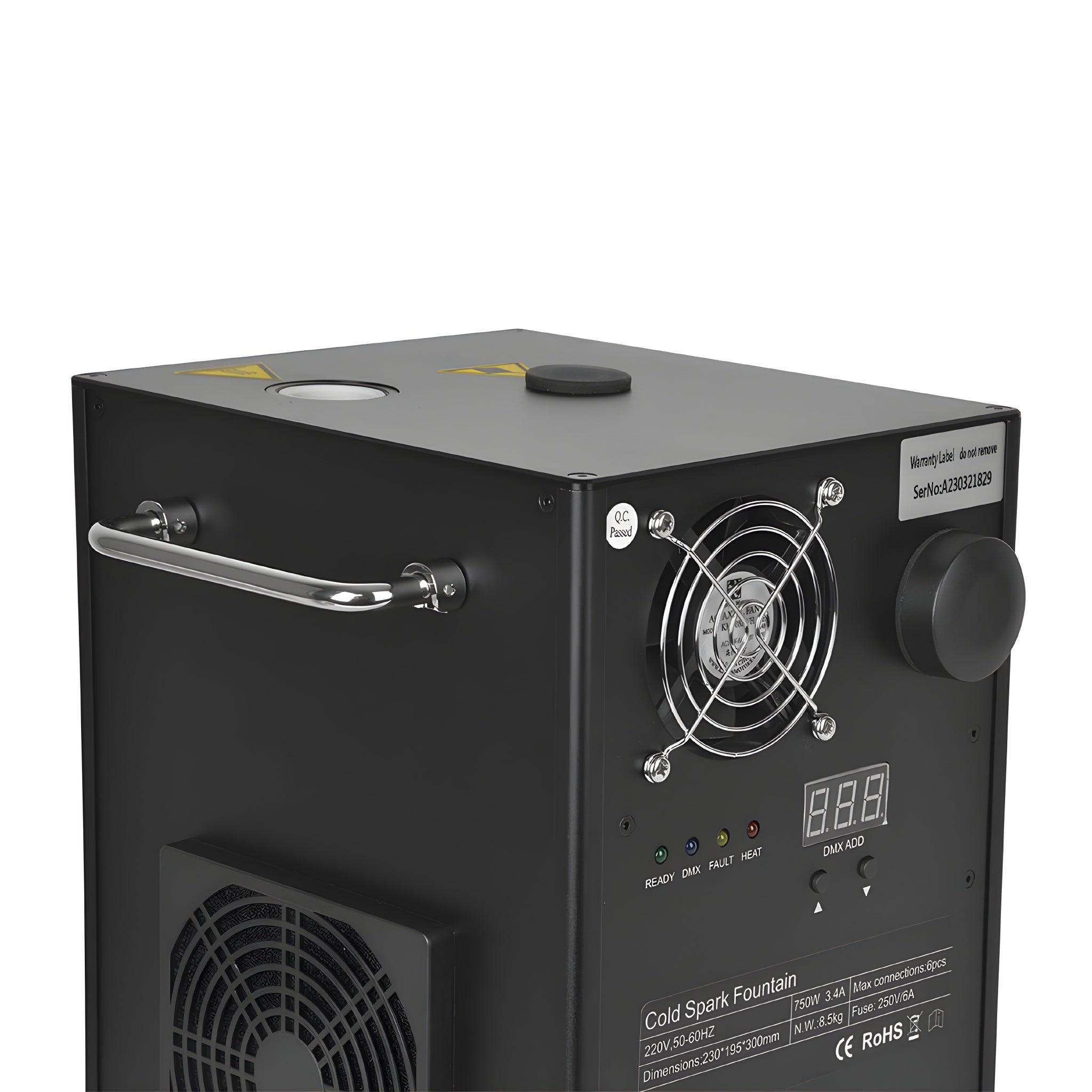 Máquina de chispa fría 750W - Tempo Shop