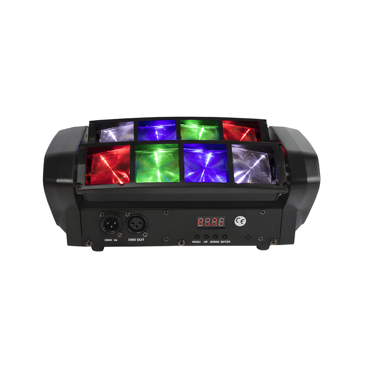 Cabeza móvil doble Mini Beam Spider LED 8x6W RGBW - Tempo Shop