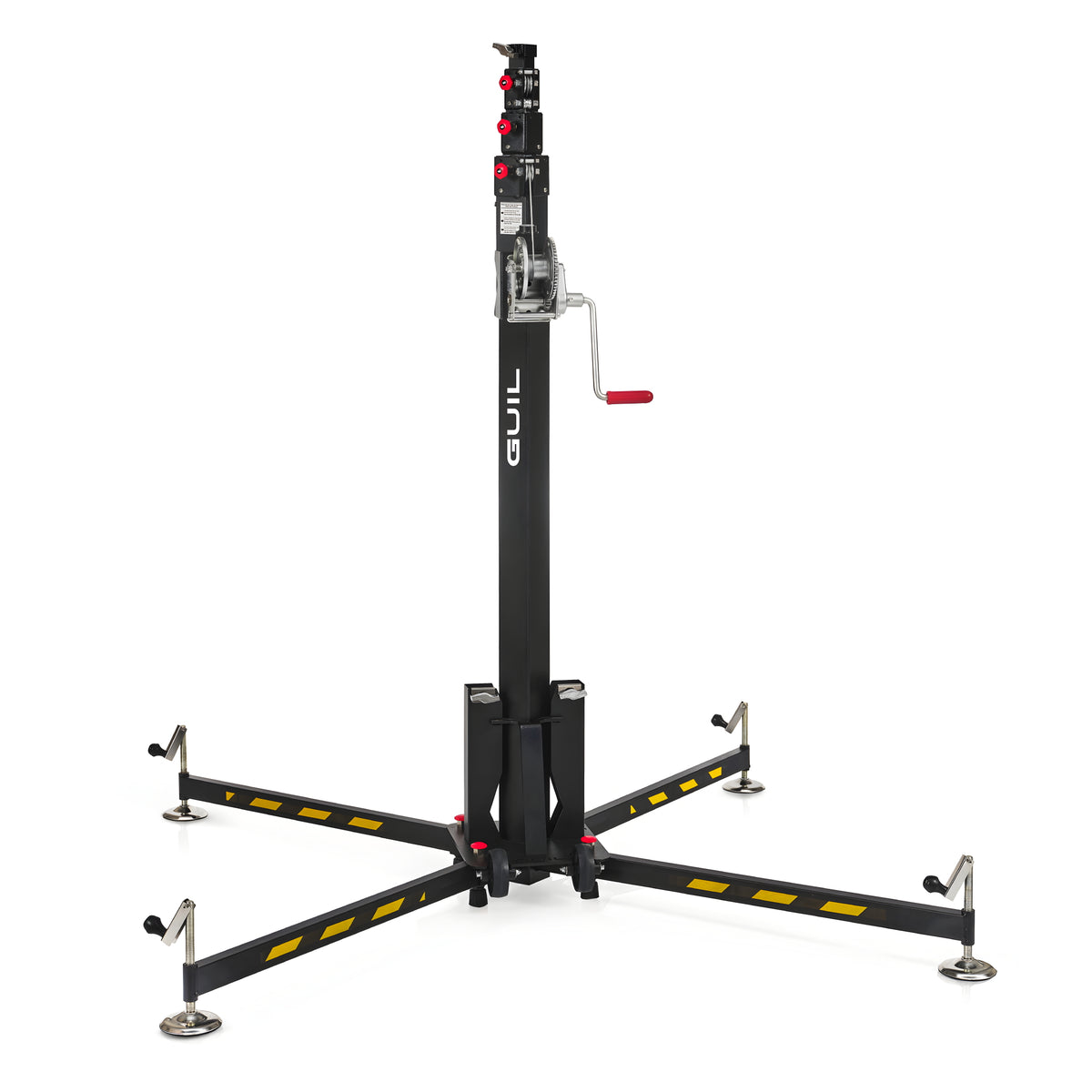 GUIL ELC-735 - Torre de elevación telescópica de carga superior. Patas desmontables y base con ruedas - Tempo Shop
