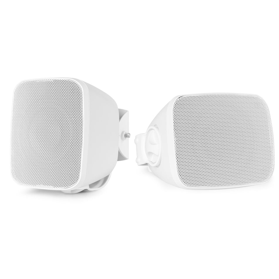 Power Dynamics BD30W - Pareja de Altavoces Pasivos para Interior/Exterior de 40W en Blanco