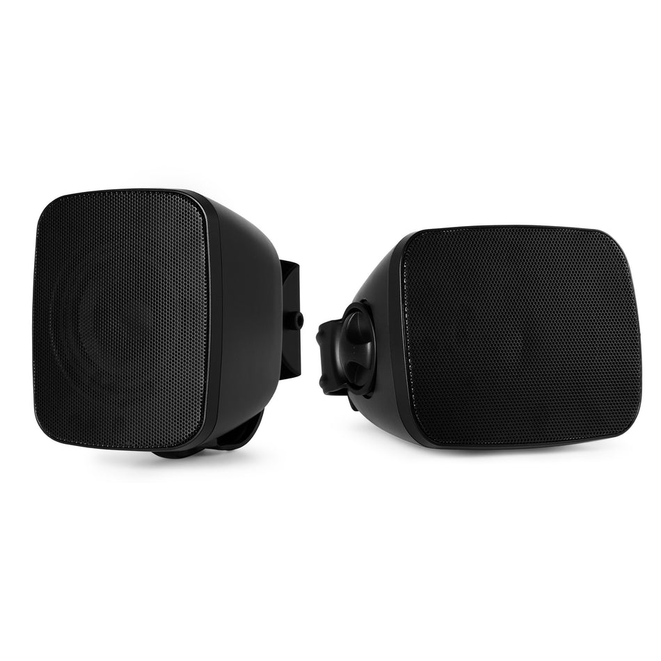 Power Dynamics BD30B - Juego de Altavoces de Pared para Interior y Exterior en Negro