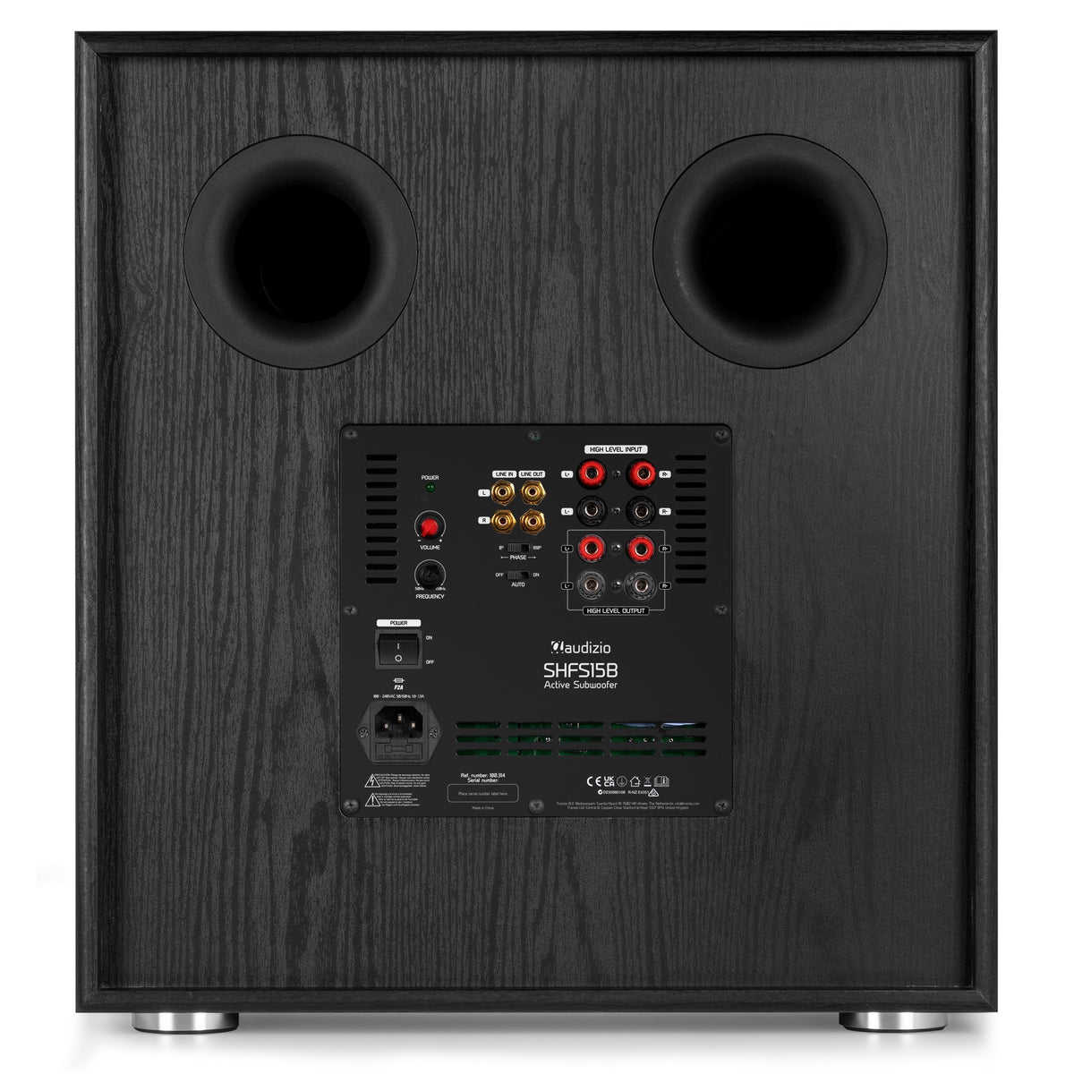 Audizio SHFS15B - Subwoofer Activo de 15" Hi-Fi y Home Cinema (500W) - Tempo Shop