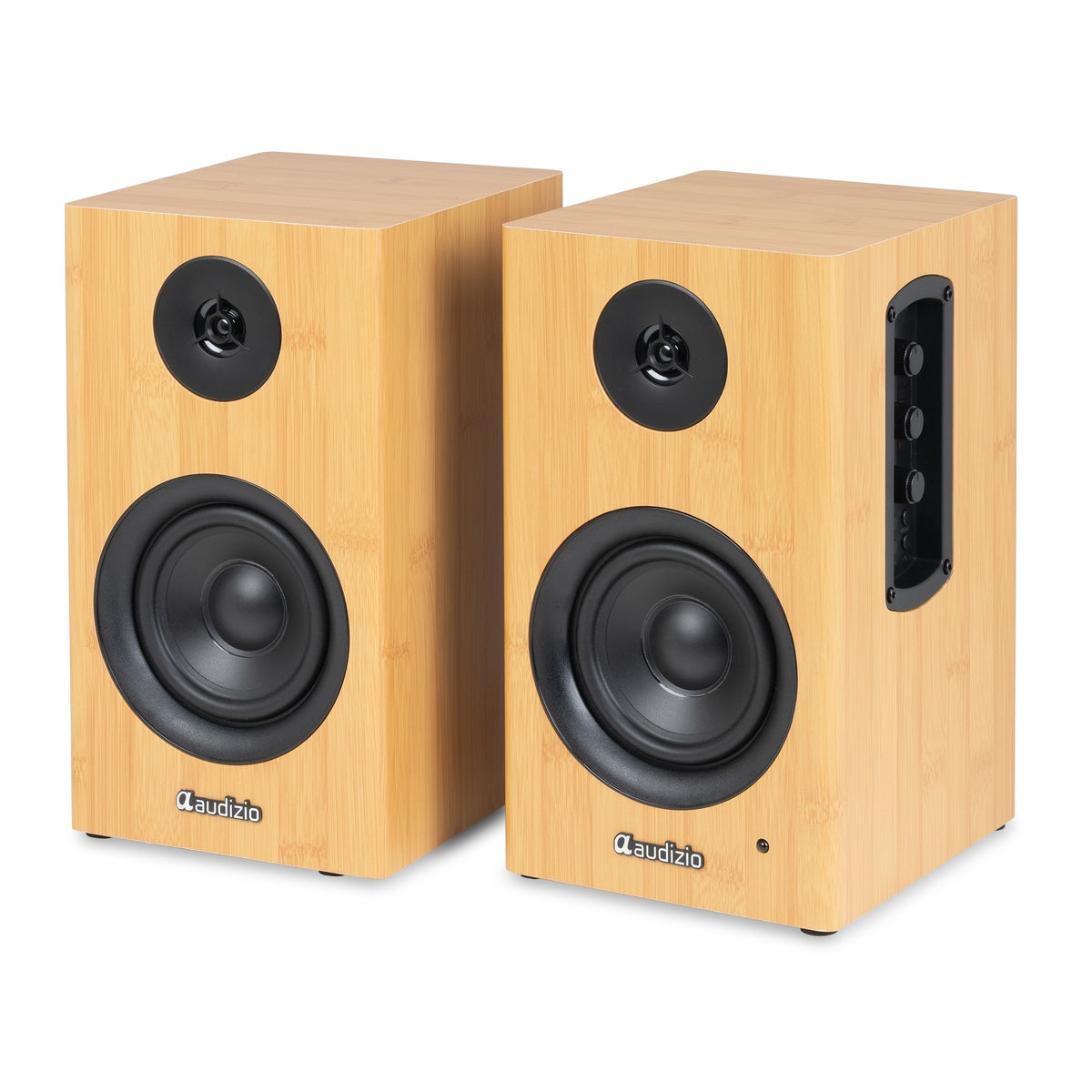 Audizio BS15 - Altavoces activos de estantería 60W de bambú - Tempo Shop