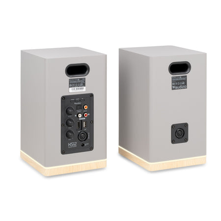 Audizio KS12 - Altavoces activos de estantería 80W Gris - Tempo Shop