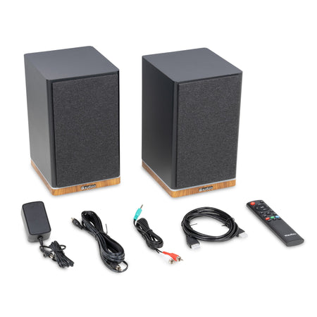 Audizio KS12 - Altavoces activos de estantería 80W Bluetooth - Tempo Shop