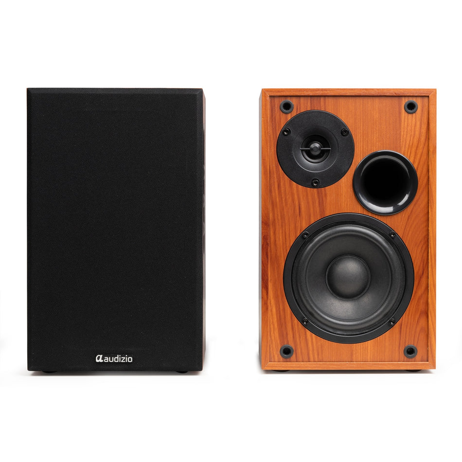 Audizio KS02 - 80W Active Bookshelf Speaker Set with Bluetooth