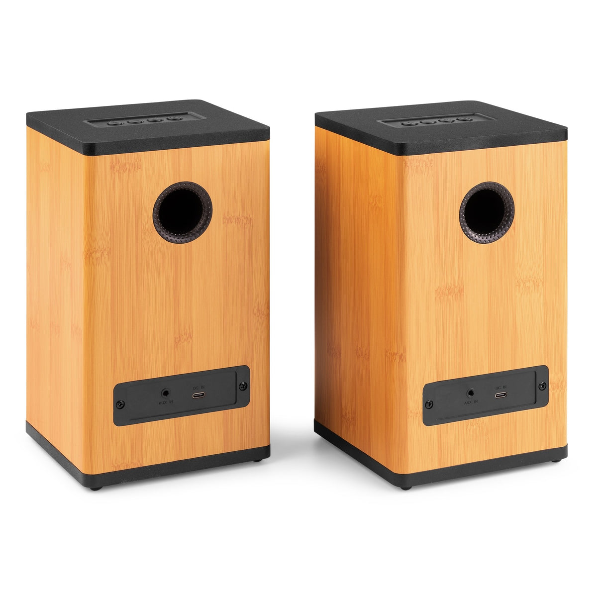 Audizio BS20 - Altavoces activos de estantería en bambú - Tempo Shop