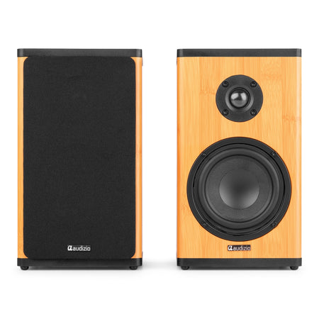Audizio BS20 - Altavoces activos de estantería en bambú - Tempo Shop