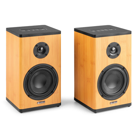 Audizio BS20 - Altavoces activos de estantería en bambú - Tempo Shop