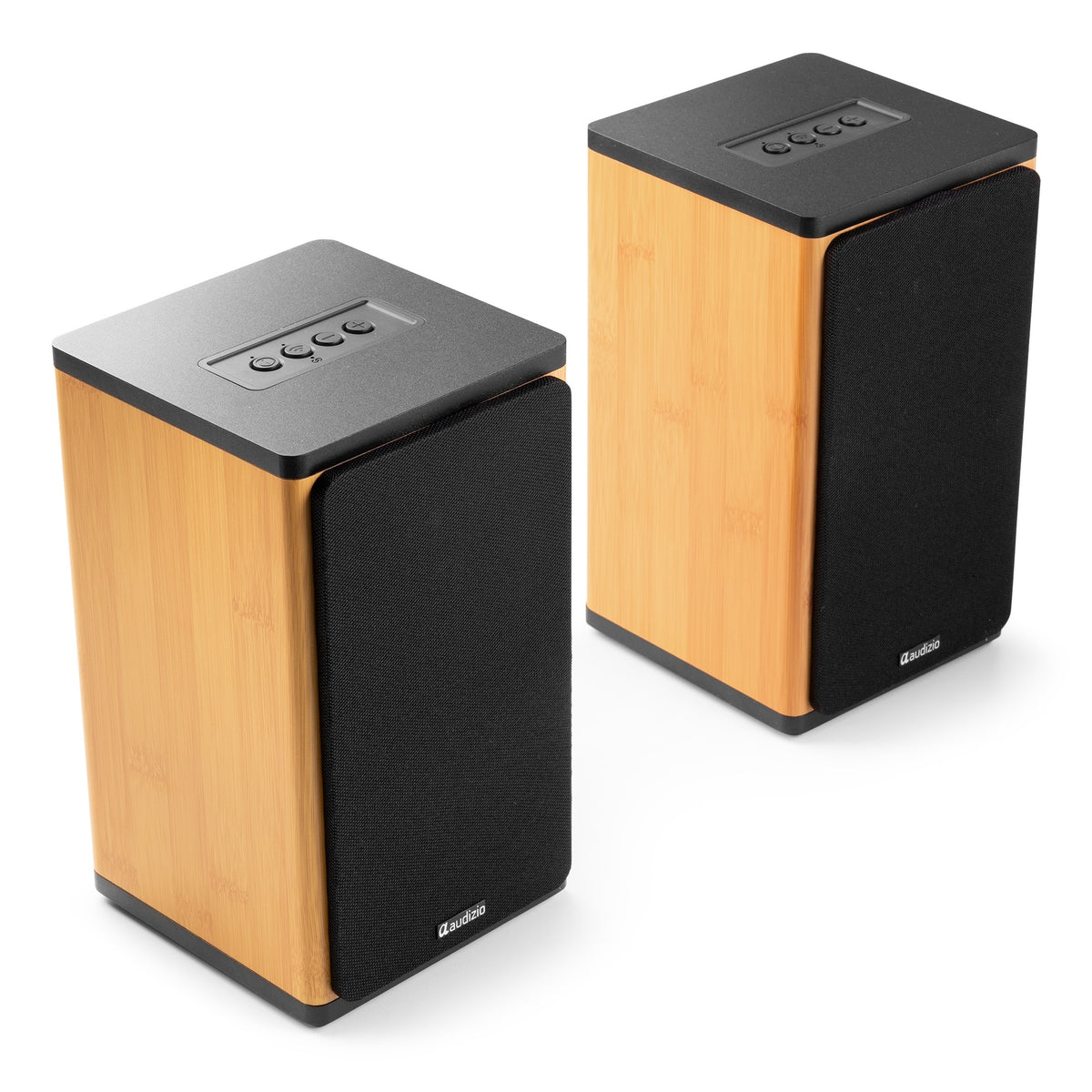 Audizio BS20 - Altavoces activos de estantería en bambú - Tempo Shop