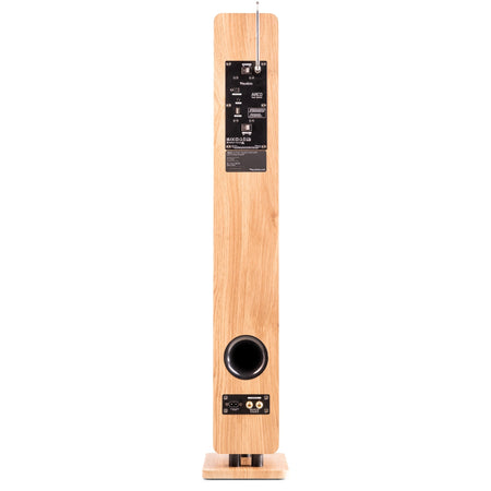 Audizio ARCO - Altavoz de torre activa con DAB madera clara - Tempo Shop