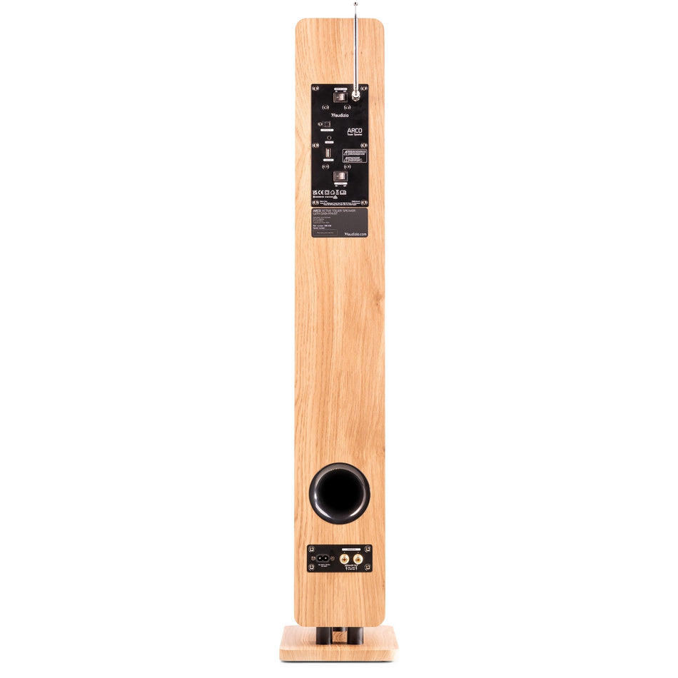 Audizio ARCO - Altavoz de torre activa con DAB madera clara - Tempo Shop