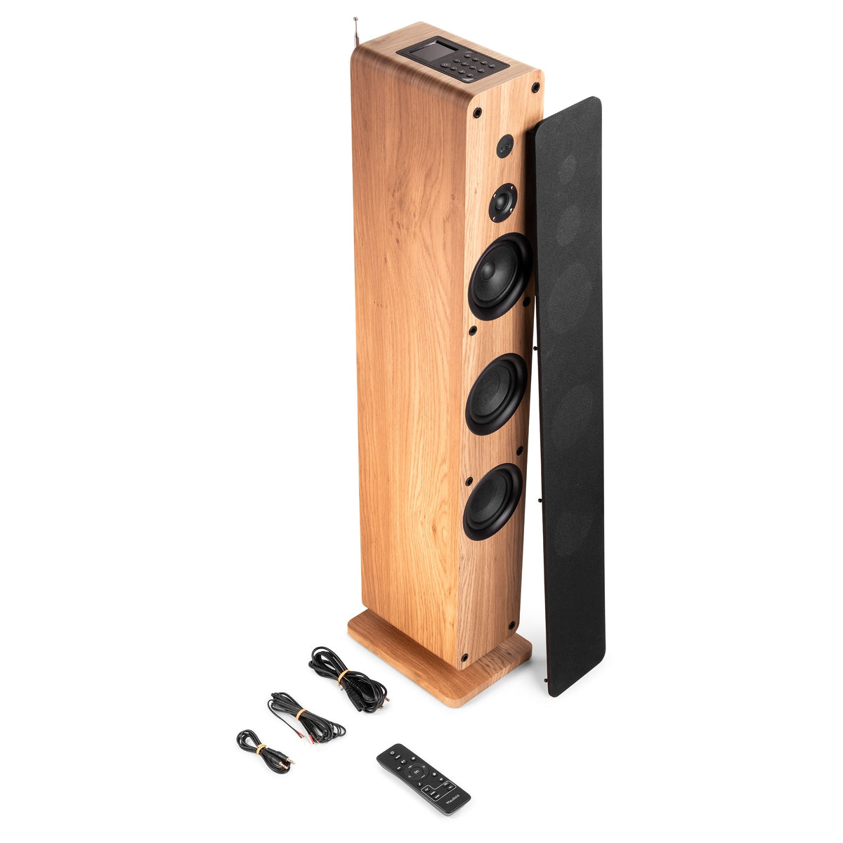 Audizio ARCO - Altavoz de torre activa con DAB madera clara - Tempo Shop