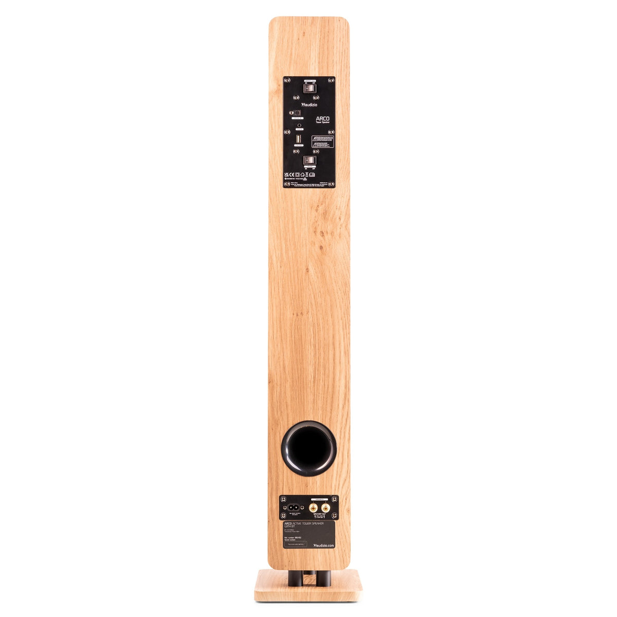 Audizio ARCO - Altavoz de torre activo en madera clara - Tempo Shop