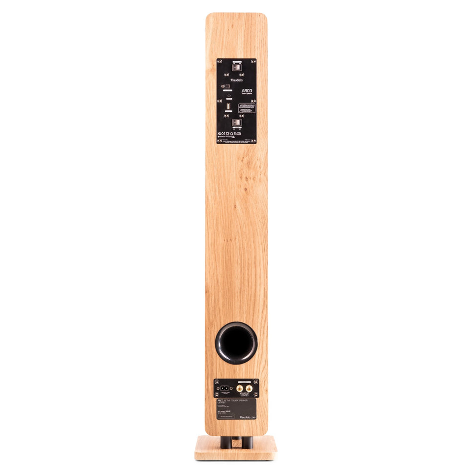 Audizio ARCO - Altavoz de torre activo en madera clara - Tempo Shop