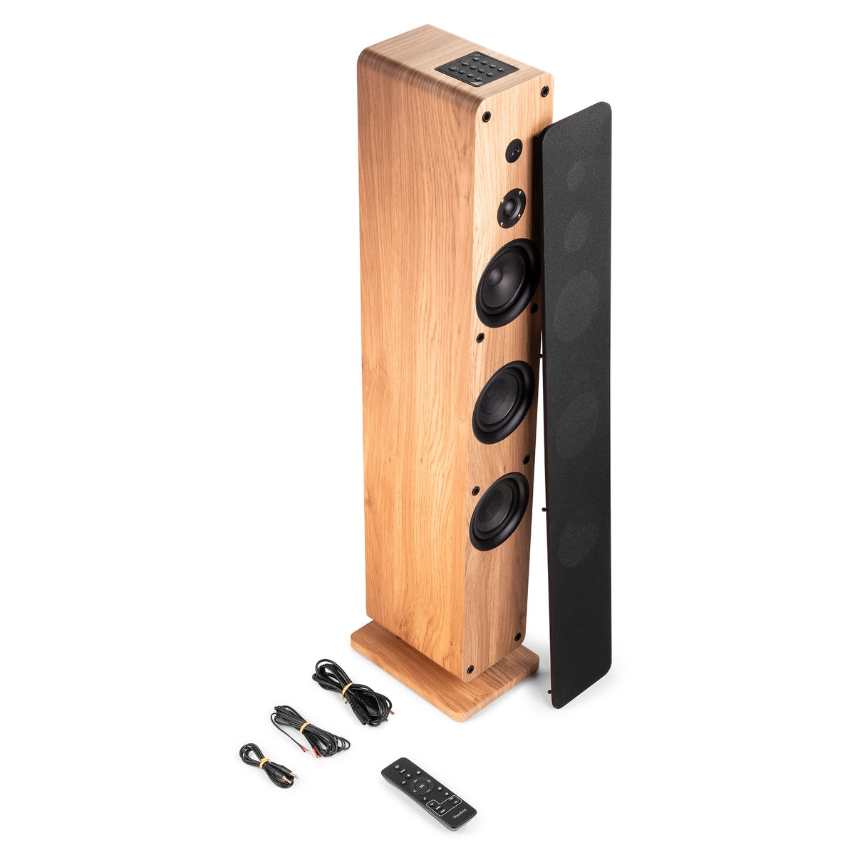 Audizio ARCO - Altavoz de torre activo en madera clara - Tempo Shop