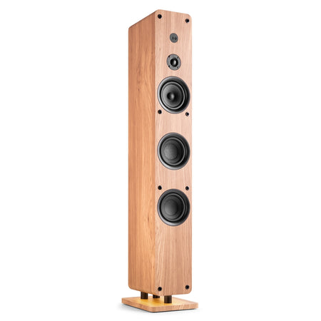 Audizio ARCO - Altavoz de torre activo en madera clara - Tempo Shop