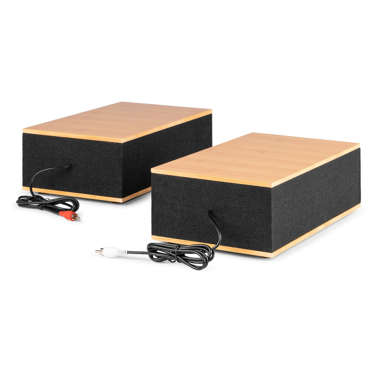 Audizio Tupelo - Tocadiscos Bluetooth con altavoces externos y acabado de bambú - Tempo Shop