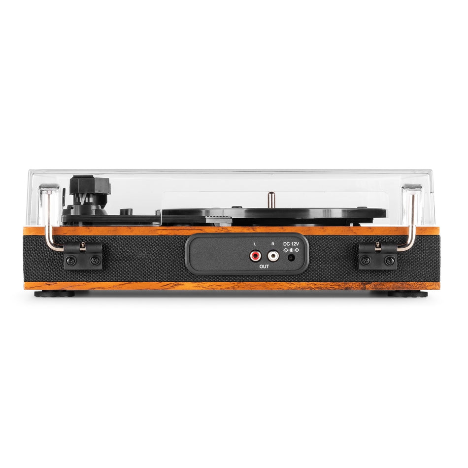 Audizio Tupelo - Tocadiscos BT con 2 Altavoces Madera de 120W - Tempo Shop