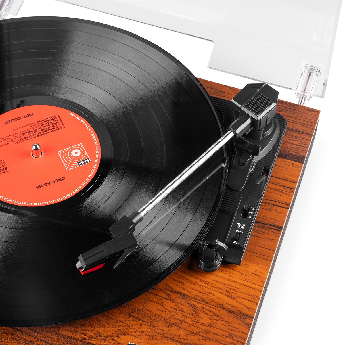 Audizio Tupelo - Tocadiscos BT con 2 Altavoces Madera de 120W - Tempo Shop